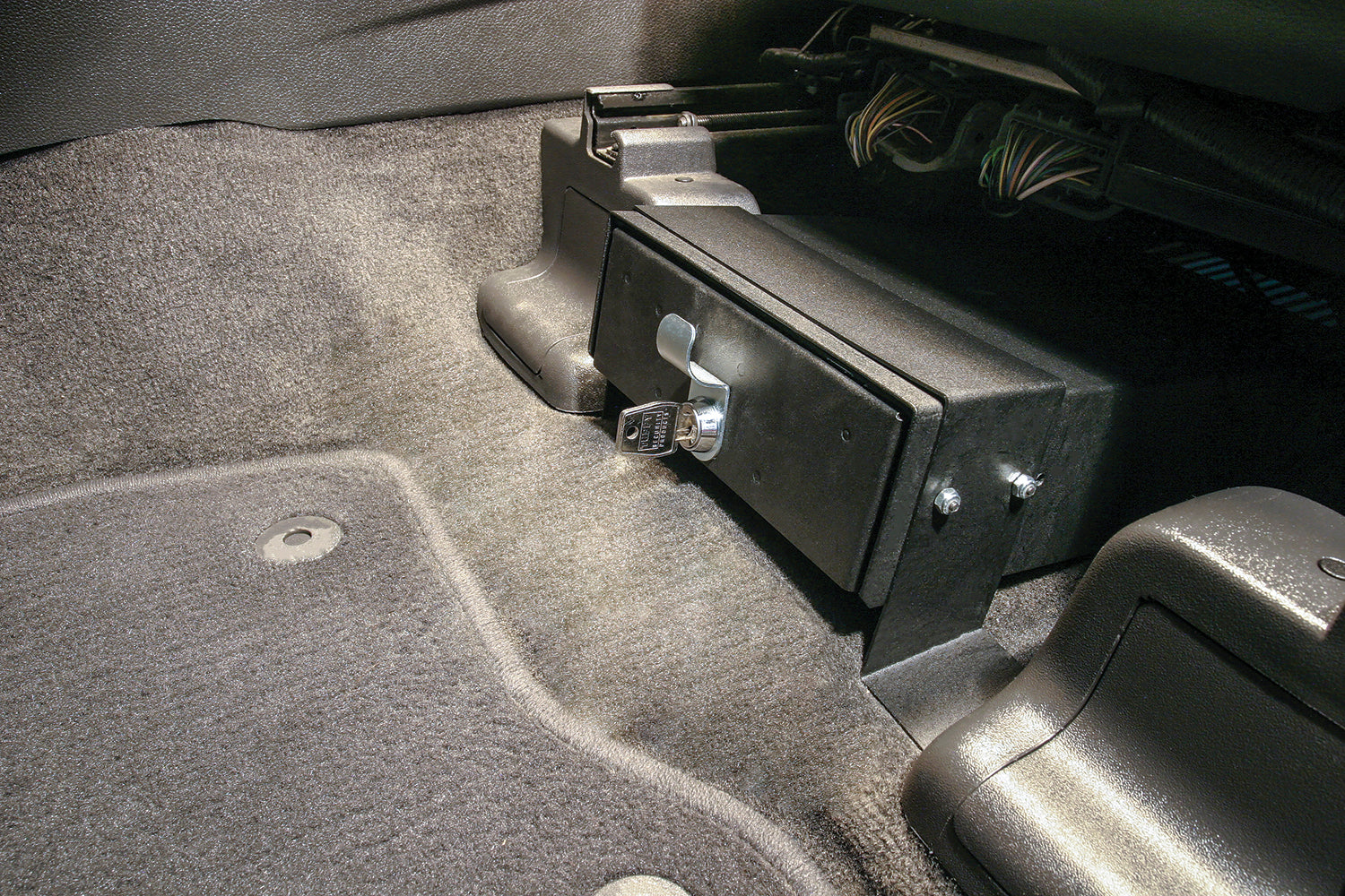 Front Underseat Drawer - 11-21 Explorer {Exc. Limited, Sport, ST} w/ Sufficient Mounting Space Black Products Tuffy Security-3