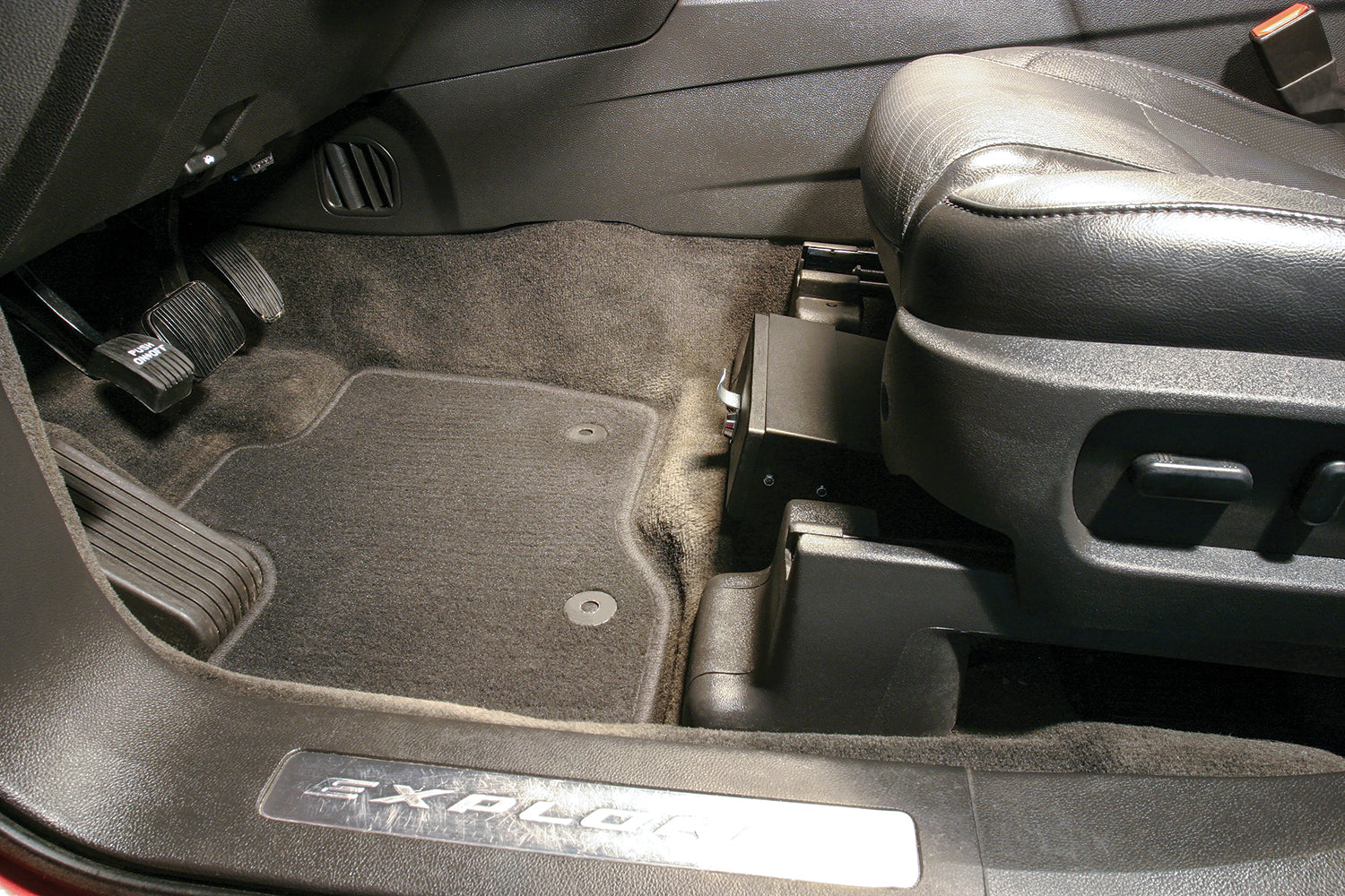 Front Underseat Drawer - 11-21 Explorer {Exc. Limited, Sport, ST} w/ Sufficient Mounting Space Black Products Tuffy Security-14