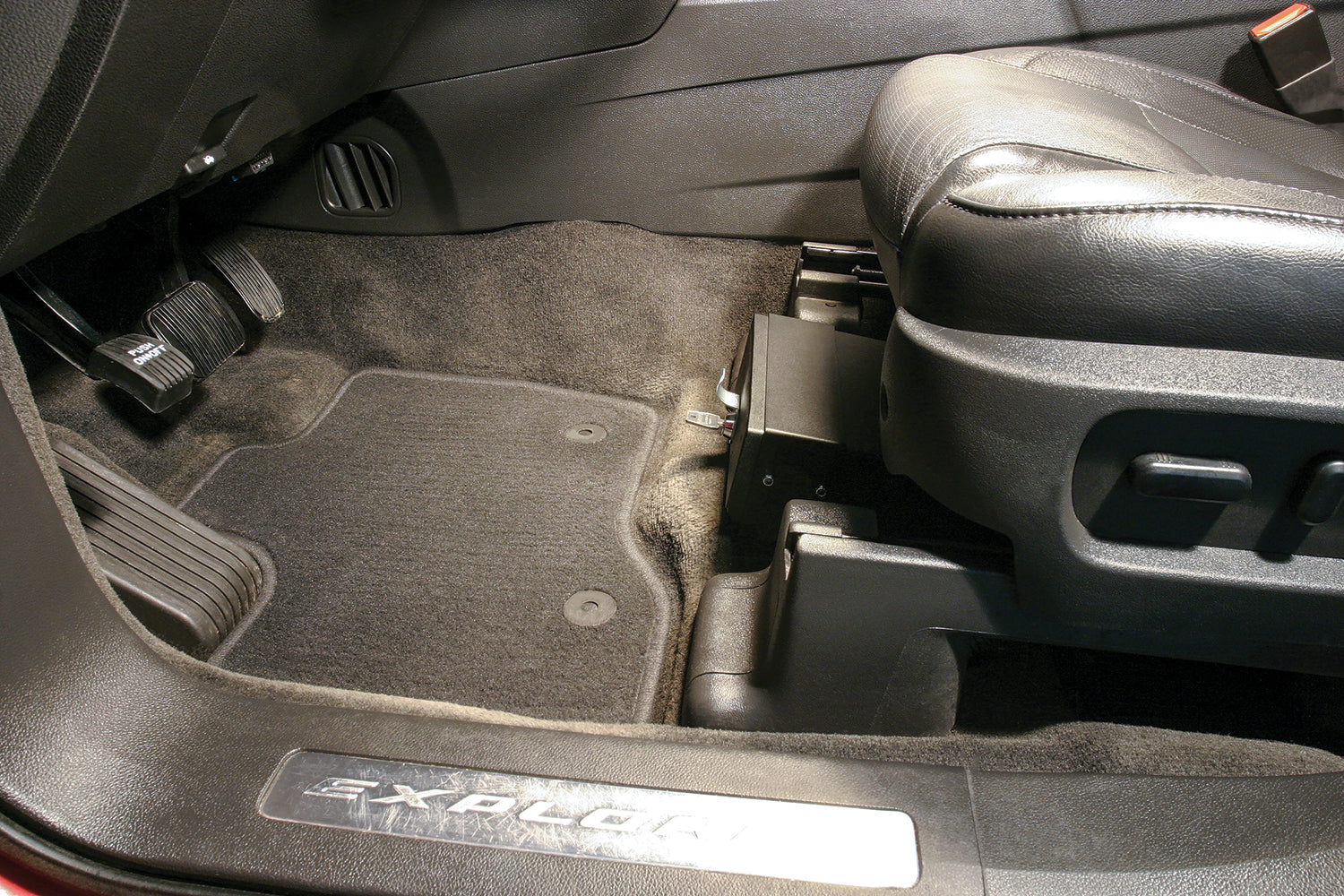 Front Underseat Drawer - 11-21 Explorer {Exc. Limited, Sport, ST} w/ Sufficient Mounting Space Black Products Tuffy Security-16