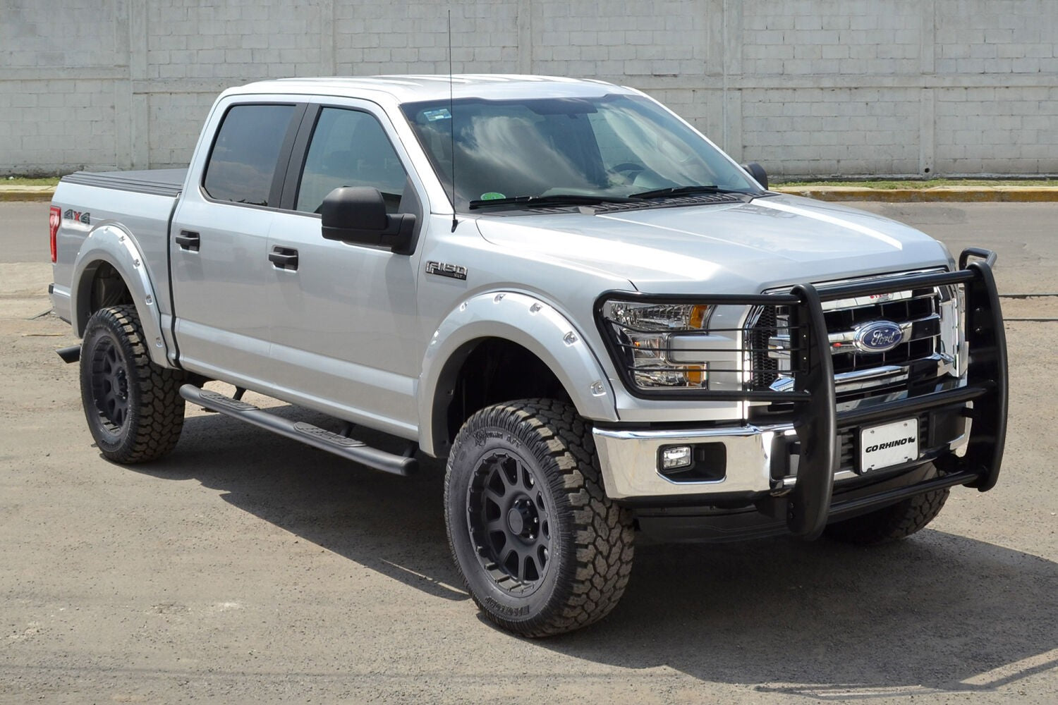 3000 Series StepGuard Center Grille Guard Only Black Powder Coat 1999-2002 Ford Expedition 1999-2003 Ford F-150 Go Rhino-1