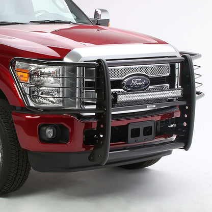 3000 Series StepGuard Center Grille Guard Only Black Powder Coat 1999-2004 Ford F-250/F-350 2000-2004 Ford Excursion Go Rhino-2