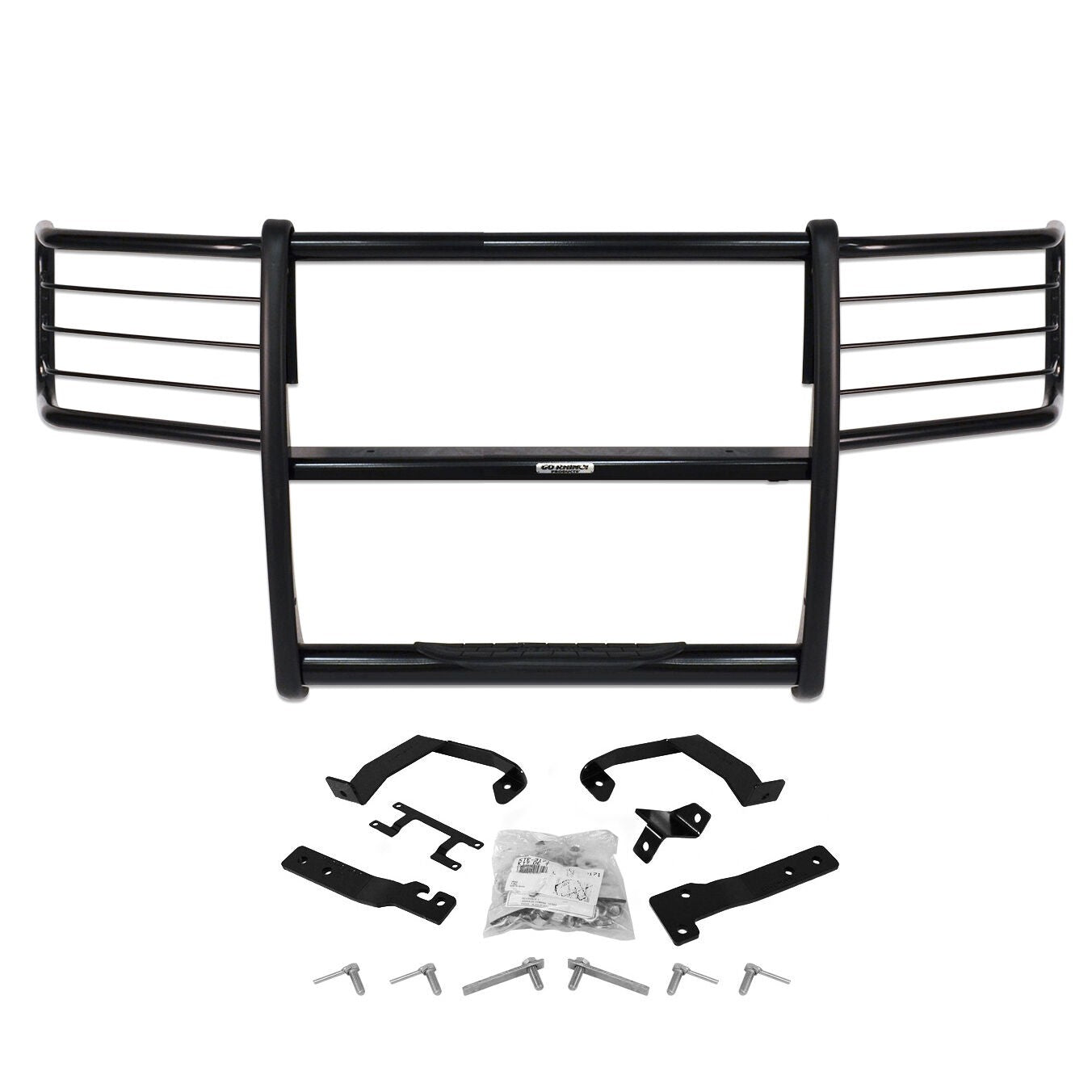 3000 Series StepGuard with Brush Guards Black Powder Coat 2017-2022 Ford F-250/F-350 Go Rhino-1