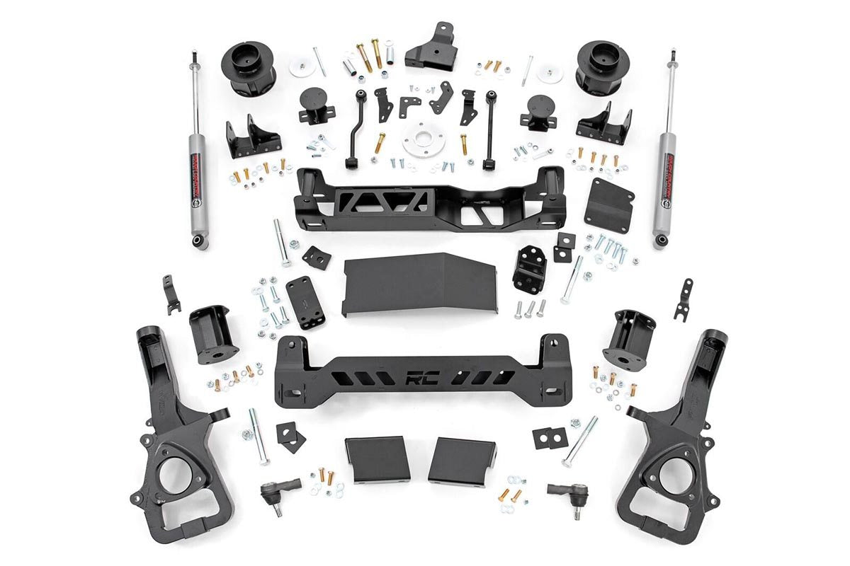 Rough Country 5 Inch RAM Suspension Lift Kit 19-20 RAM 1500 4WD Air Ride Rough Country