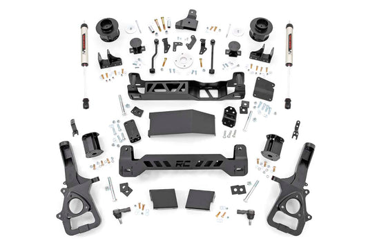 Rough Country 5 Inch RAM Suspension Lift Kit w/V2 Shocks 19-20 RAM 1500 4WD Air Ride Rough Country