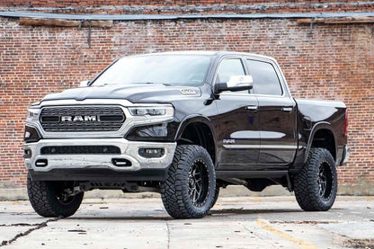 5 Inch RAM Suspension Lift Kit w/V2 Shocks 19-Up RAM 1500 4WD Air Ride Rough Country-1