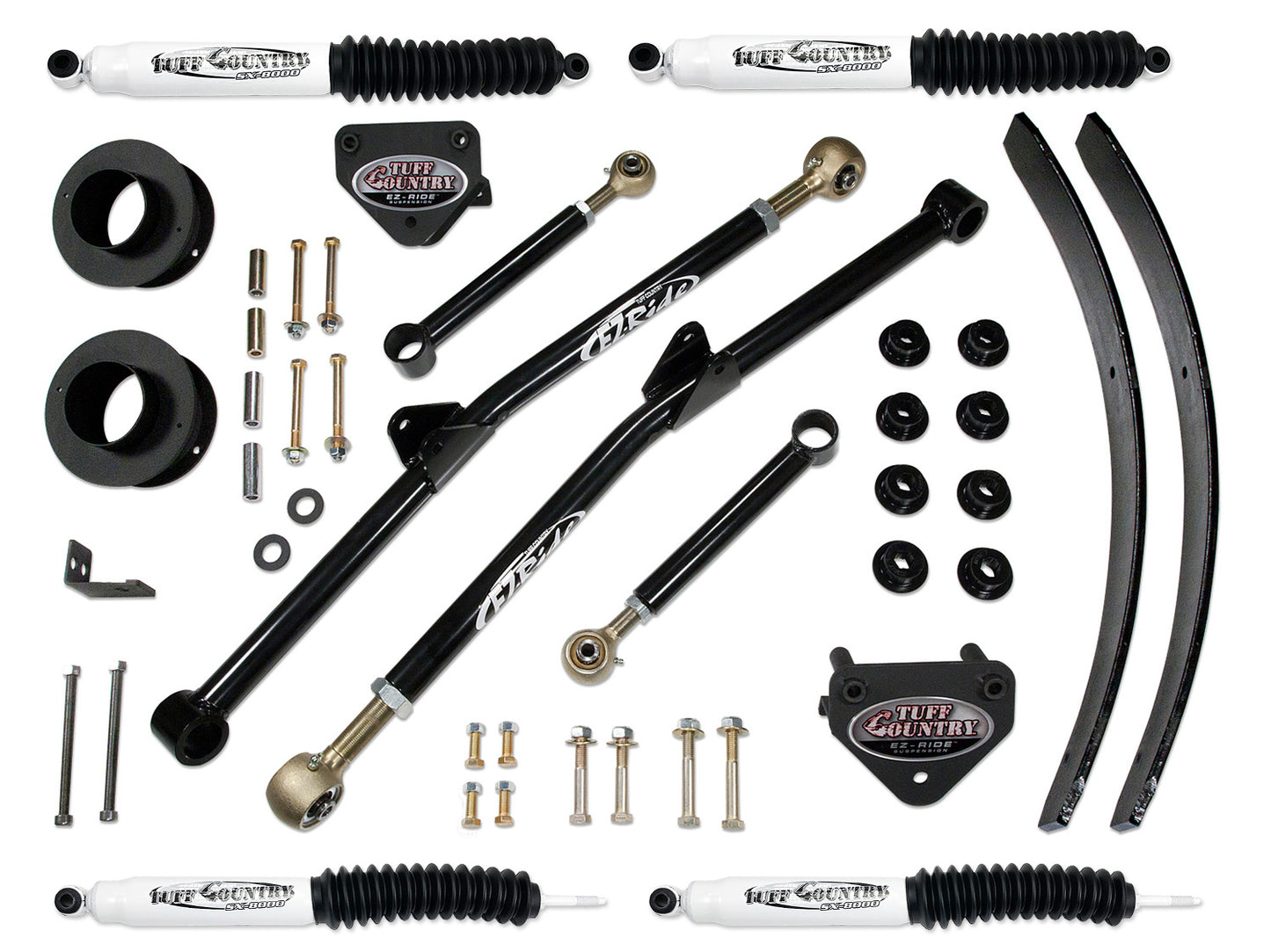 3 Inch Long Arm Lift Kit 94-99 Dodge Ram 1500 Fits Vehicles Built March 31 1999 and Earlier Tuff Country