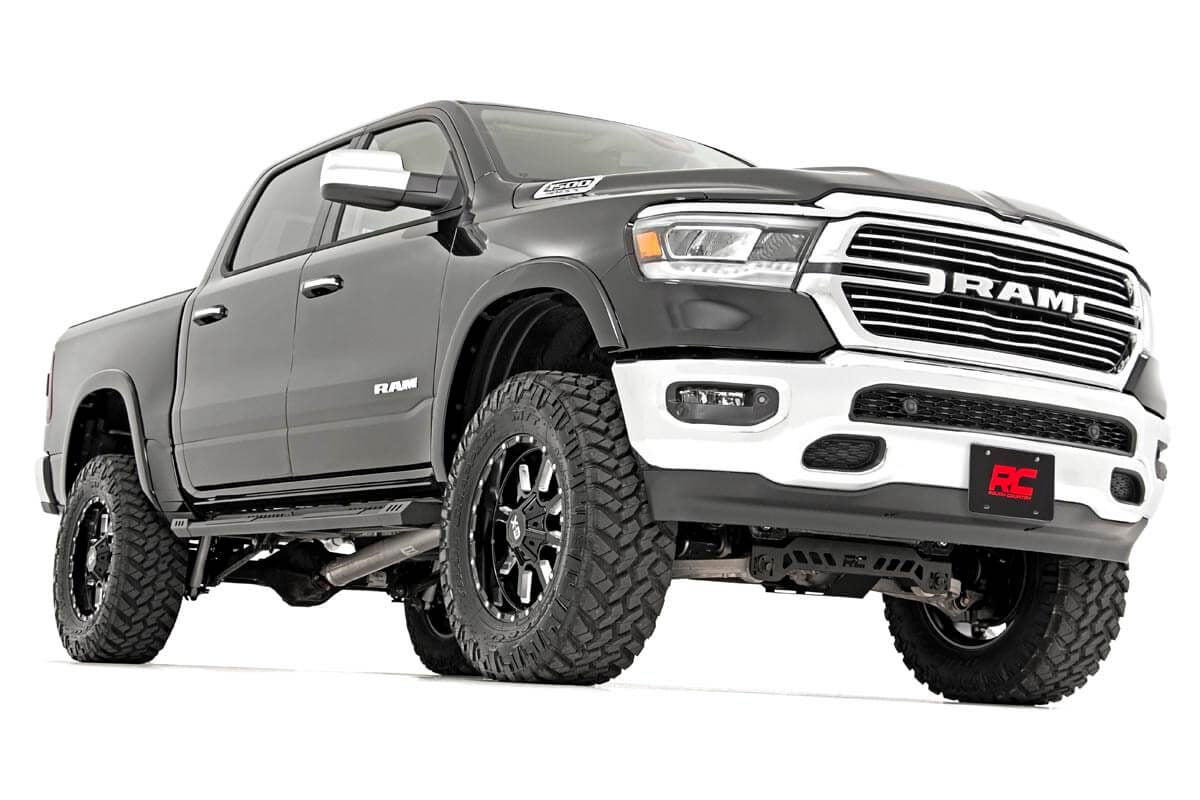 Rough Country 6.0 Inch Ram Suspension Lift Kit Vertex and V2 19-Up Ram 1500 4WD 22XL Factory Wheel Models) Rough Country