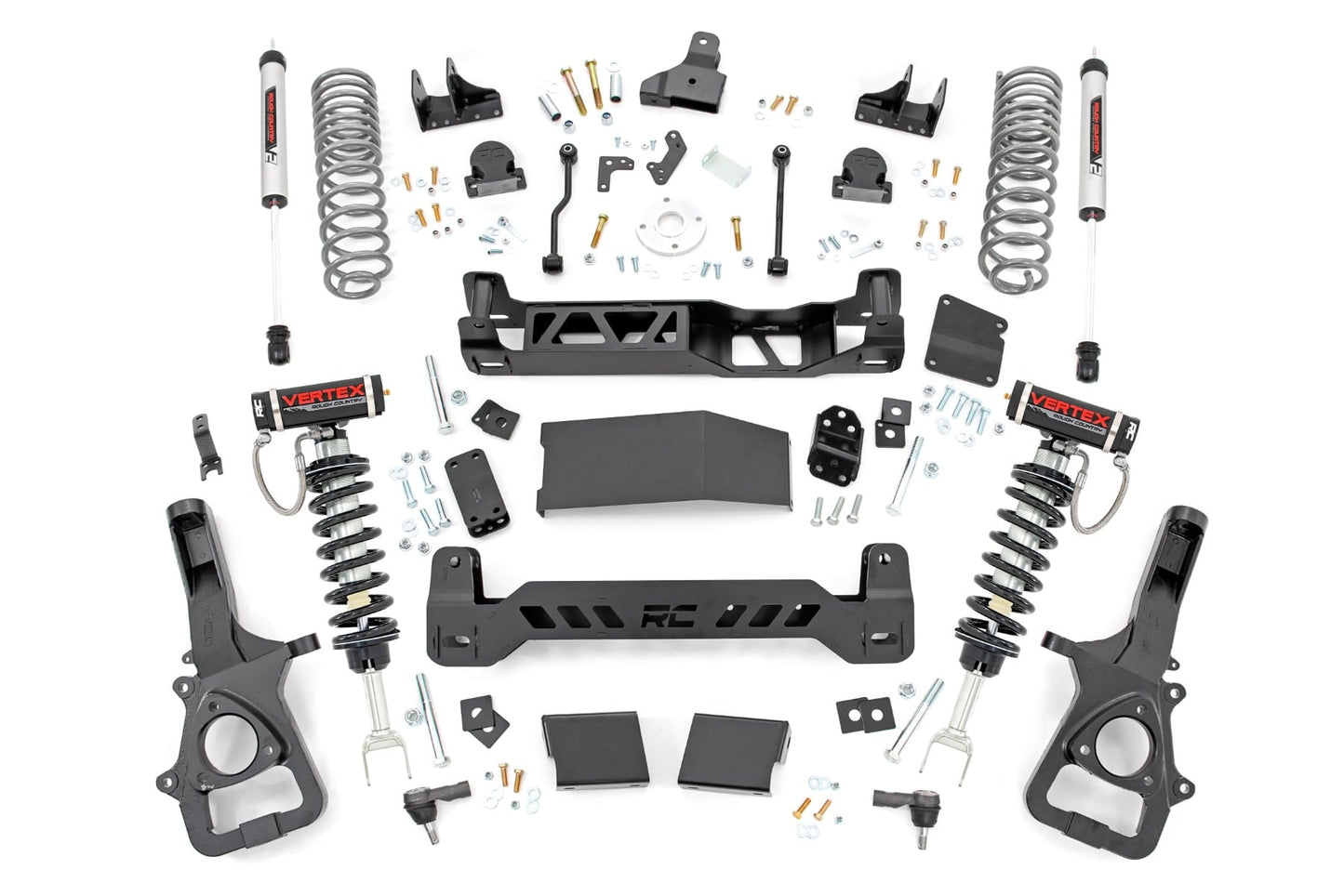 6 Inch Lift Kit 22XL Vertex/V2 Dual Rate Coils Ram 1500 4WD (19-24) Rough Country