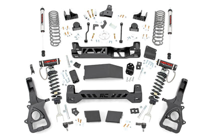 6 Inch Lift Kit 22XL Vertex/V2 Dual Rate Coils Ram 1500 4WD (19-24) Rough Country