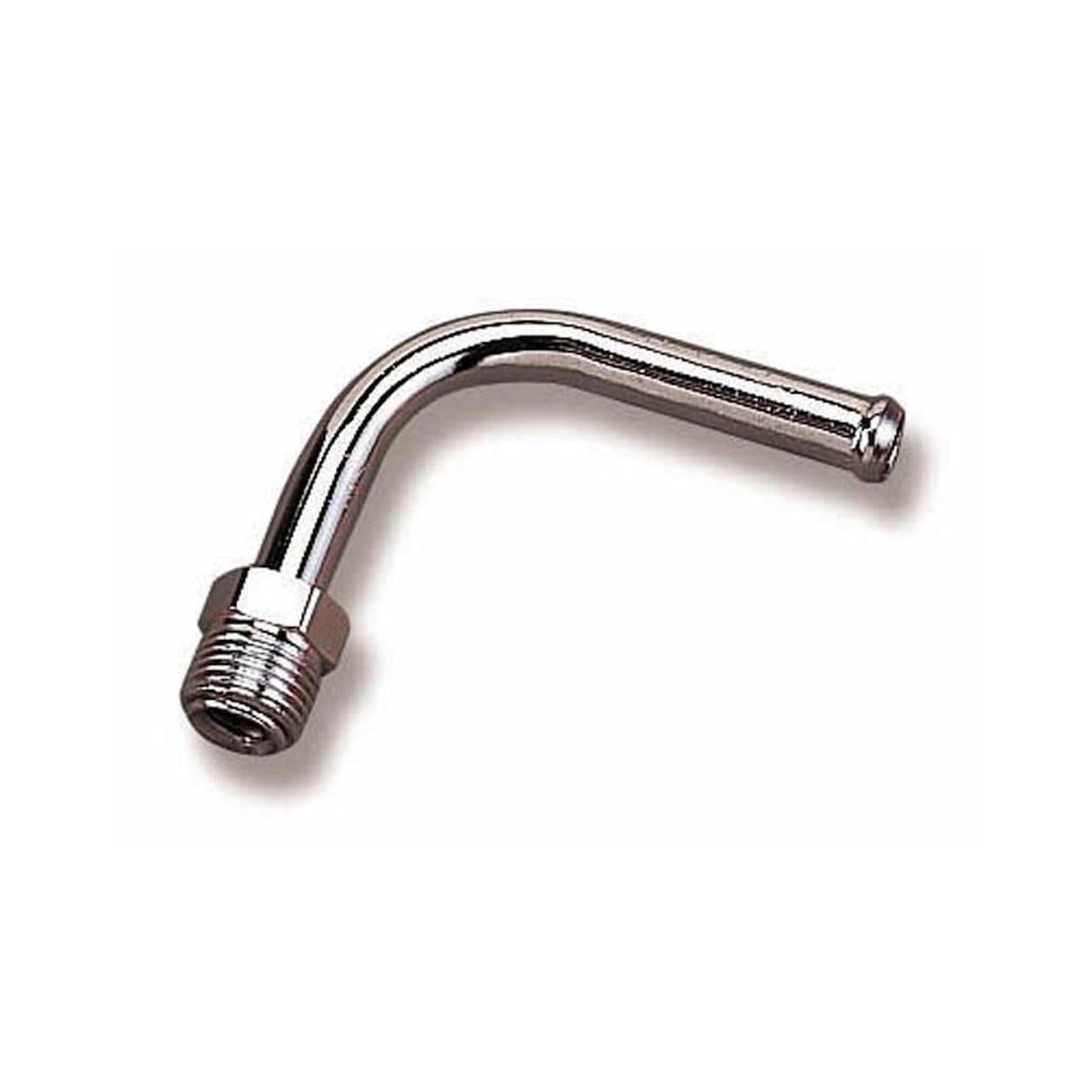 Fuel Line Plumbing Kit Fuel Line Hose & Fitting Chrome Universal 90 Deg Fitting 3/8 Hose End with 5/8-18 Inverted Flare Fitting Holley
