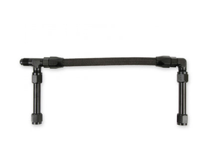 Fuel Line Dual Fuel Lines for 4150 Ultra XP Carburetors w -8 O-Ring XP Bowls Fuel Line with Single 6AN Inlet, Fittings with Pro-Lite 350 Hose Holley