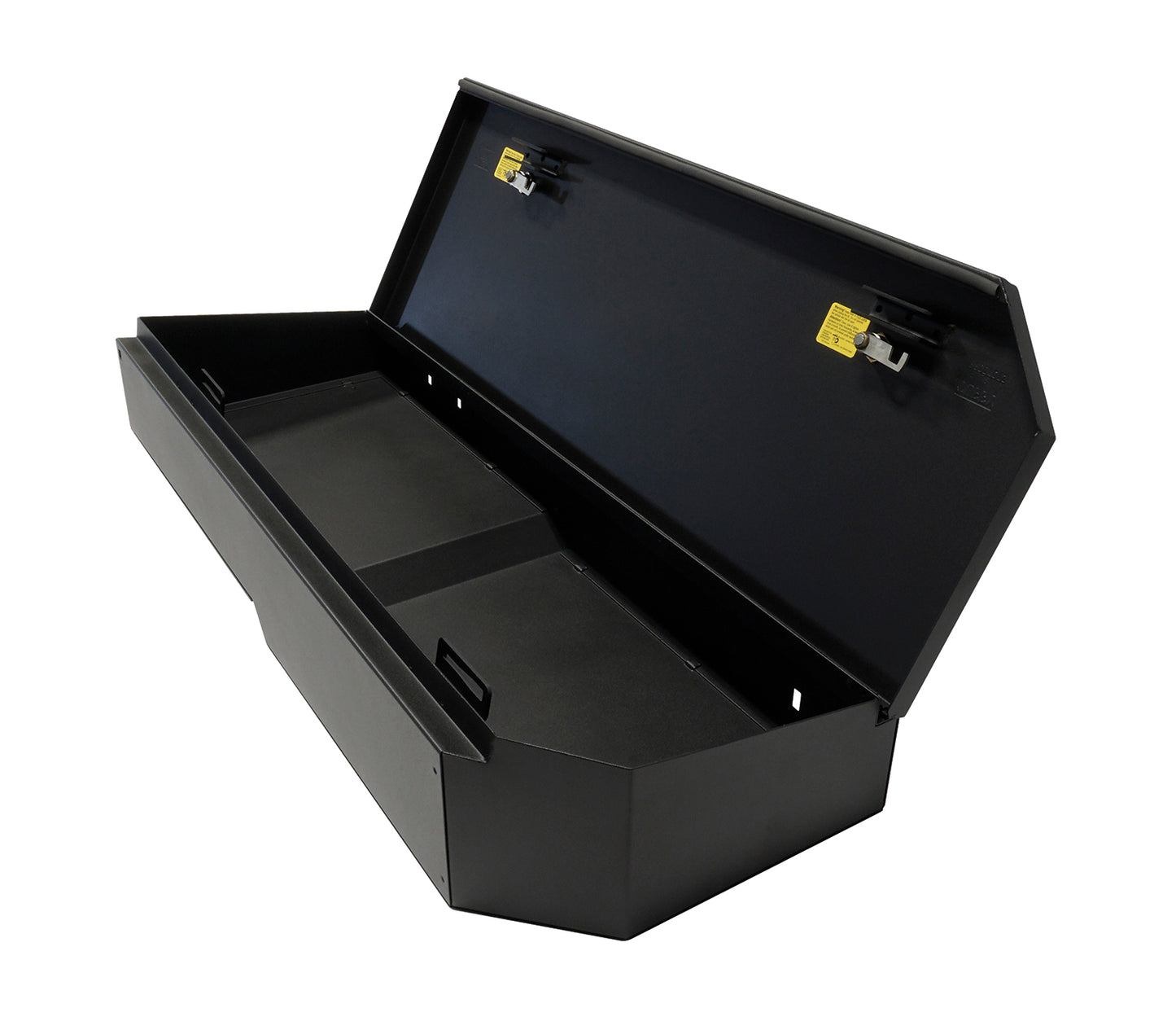 Rear Underseat Lockbox - 07-19 Silverado/Sierra 1500 19 Old Body Style} / 07-19 2500HD/3500HD w/ Crew Cab 60% Length Black Products Tuffy Security