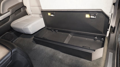 Rear Underseat Lockbox - 07-19 Silverado/Sierra 1500 19 Old Body Style} / 07-19 2500HD/3500HD w/ Crew Cab 60% Length Black Products Tuffy Security-15