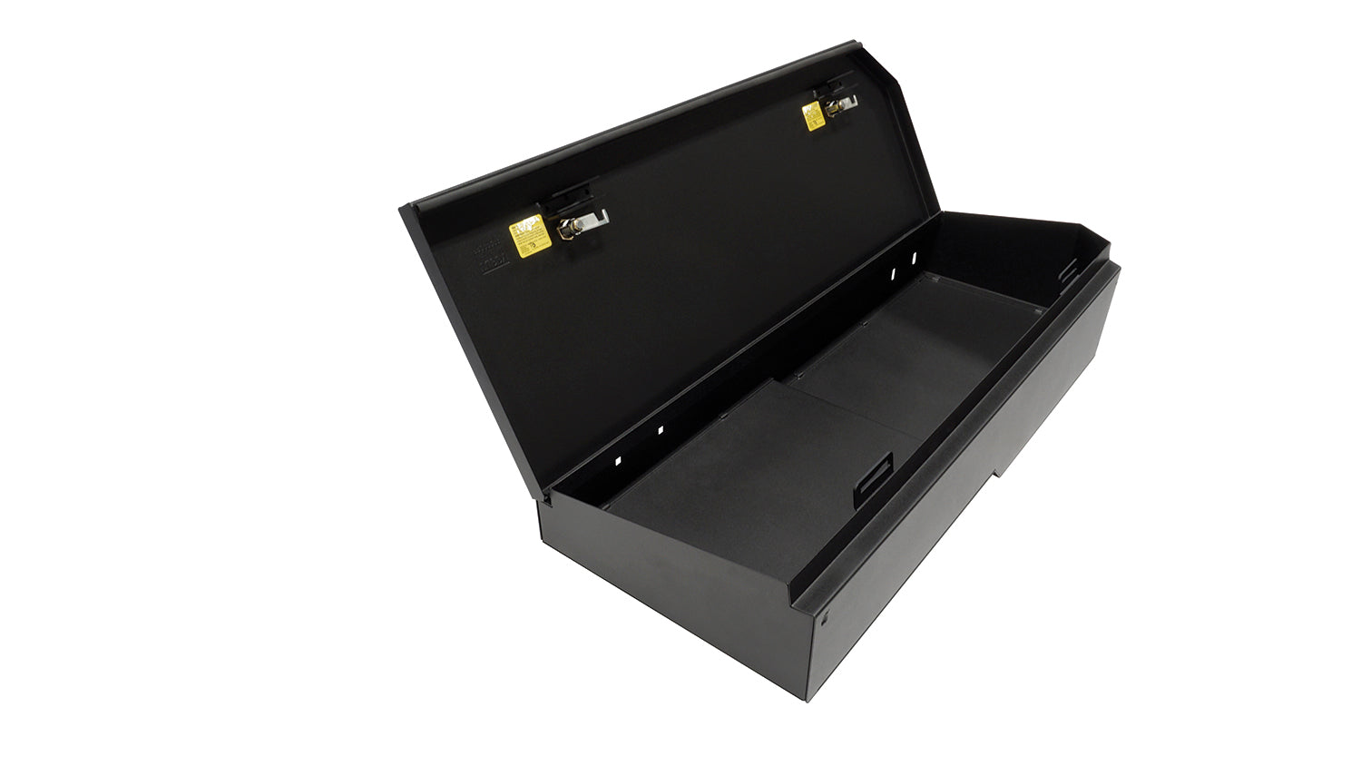 Rear Underseat Lockbox - 07-19 Silverado/Sierra 1500 19 Old Body Style} / 07-19 2500HD/3500HD w/ Crew Cab 60% Length Black Products Tuffy Security-4