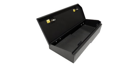 Rear Underseat Lockbox - 07-19 Silverado/Sierra 1500 19 Old Body Style} / 07-19 2500HD/3500HD w/ Crew Cab 60% Length Black Products Tuffy Security-4