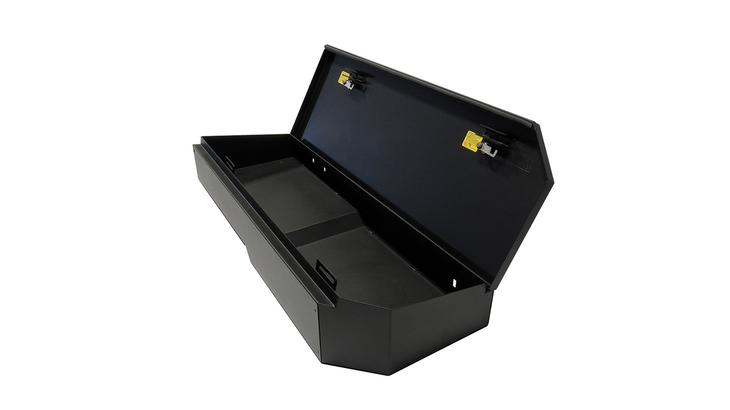 Rear Underseat Lockbox - 07-19 Silverado/Sierra 1500 19 Old Body Style} / 07-19 2500HD/3500HD w/ Crew Cab 60% Length Black Products Tuffy Security-6