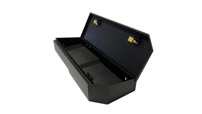 Rear Underseat Lockbox - 07-19 Silverado/Sierra 1500 19 Old Body Style} / 07-19 2500HD/3500HD w/ Crew Cab 60% Length Black Products Tuffy Security-6