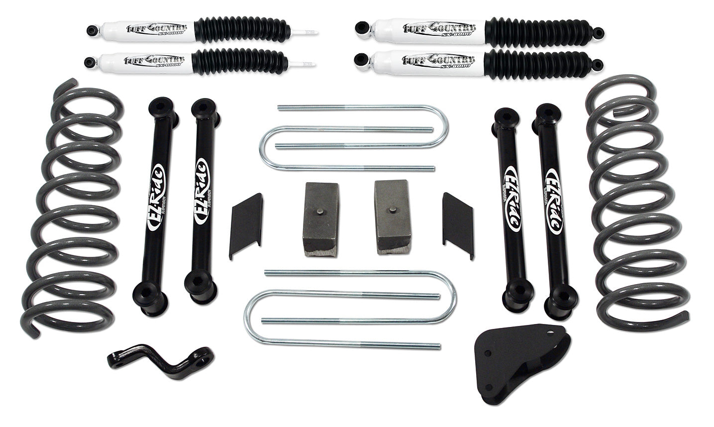 4.5 Inch Lift Kit 07-08 Dodge Ram 2500/3500 with SX8000 Shocks Fits Vehicles Built July 1 2007 and Later Tuff Country