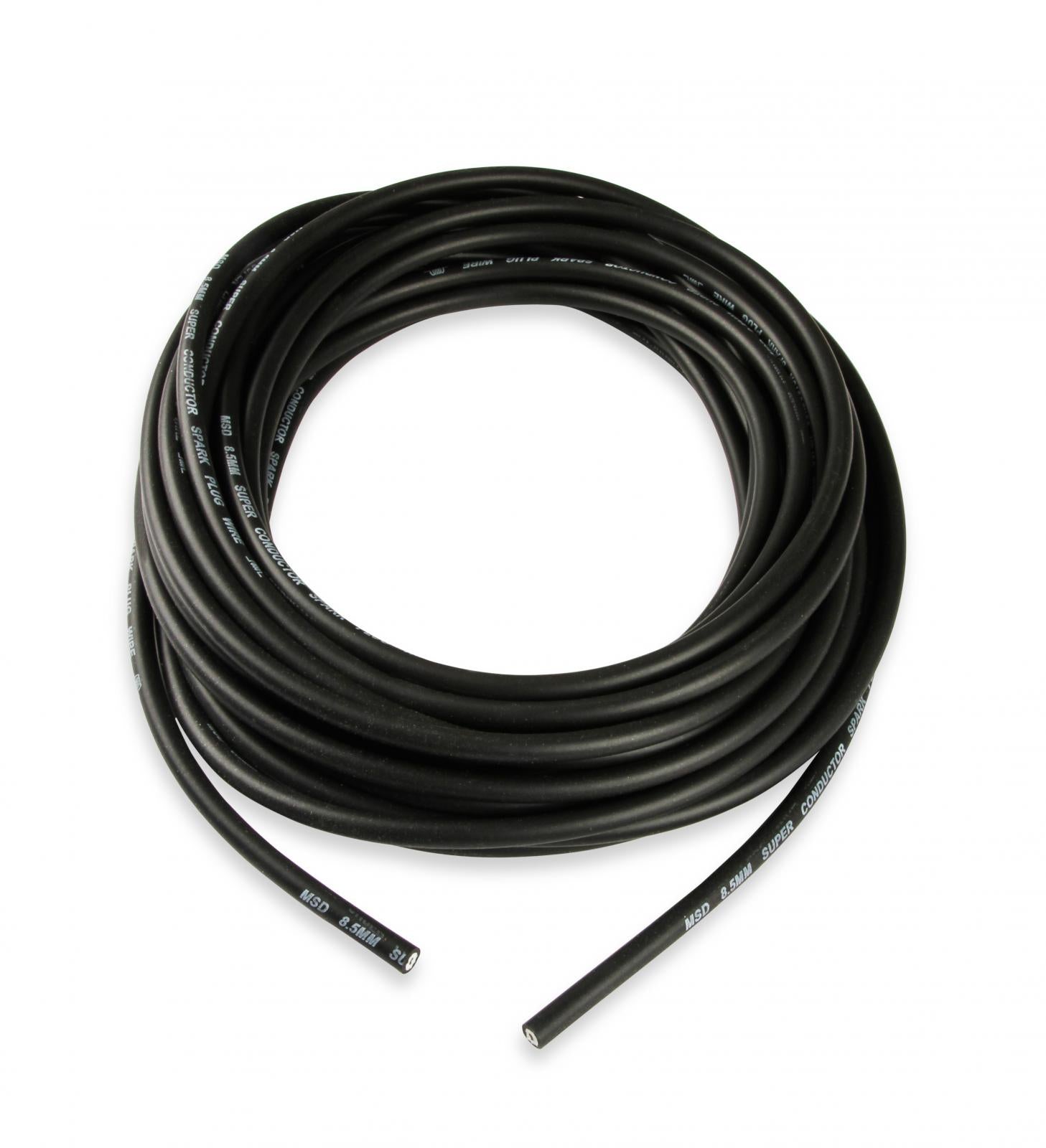 Super Conductor Spark Plug Wire, Black 8.5Mm, 50 Ft 8.5Mm Super Conductor Spark Plug Wire Low Resistance, 50 Ft MSD Ignition-4