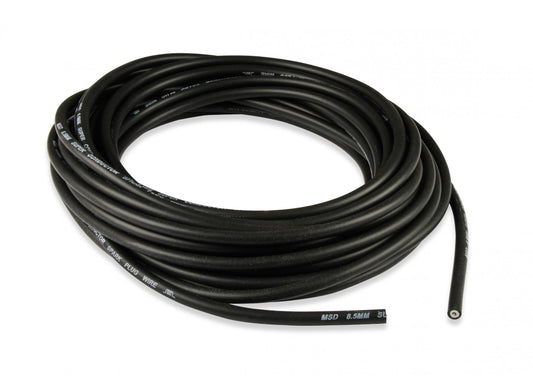 Super Conductor Spark Plug Wire, Black 8.5Mm, 50 Ft 8.5Mm Super Conductor Spark Plug Wire Low Resistance, 50 Ft MSD Ignition