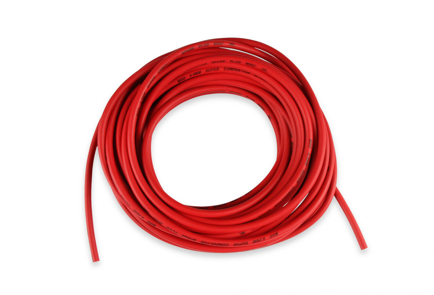 Super Conductor Spark Plug Wire, Black 8.5Mm, 50 Ft 8.5Mm Super Conductor Spark Plug Wire Low Resistance, 50 Ft MSD Ignition-1