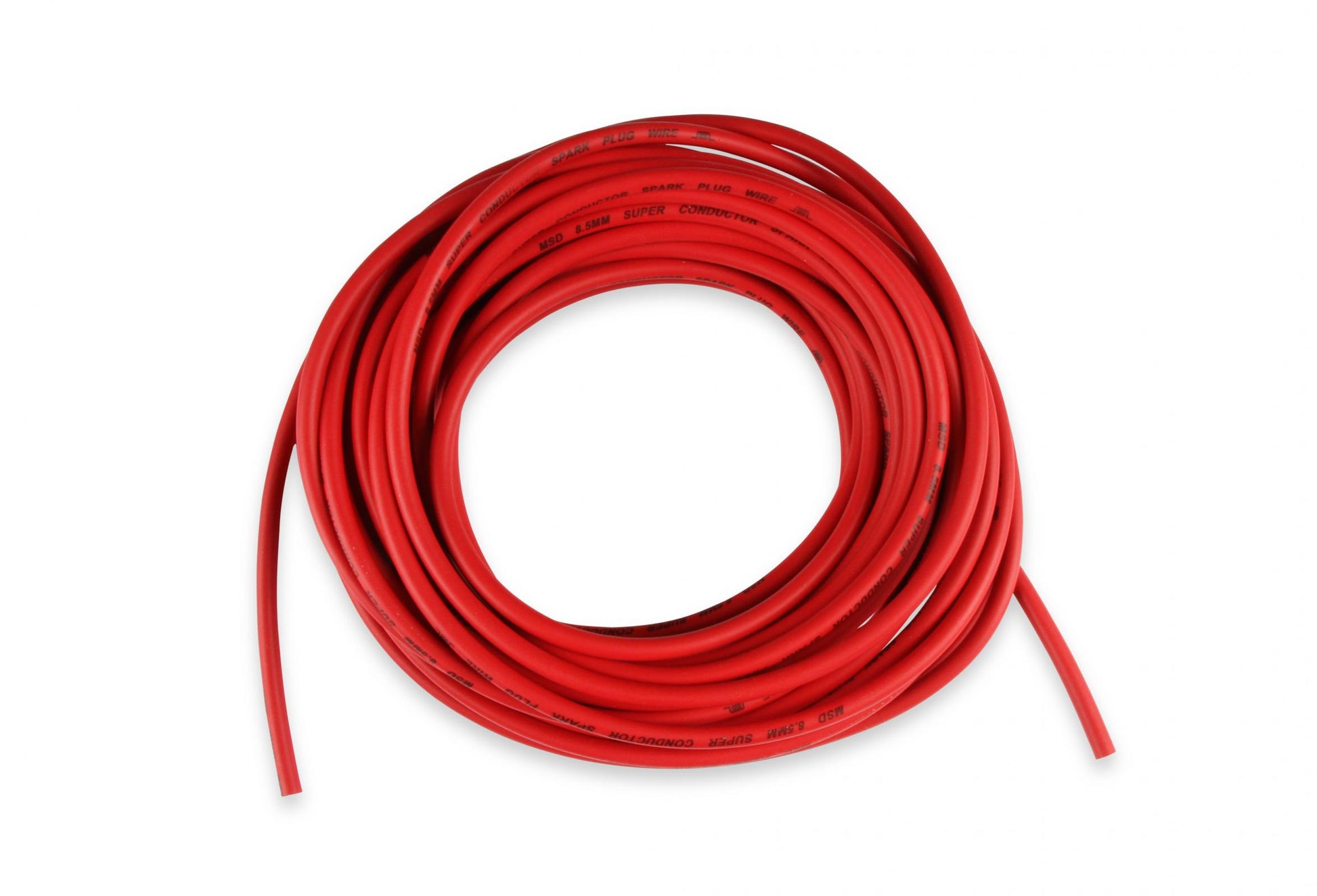 Super Conductor Spark Plug Wire, Black 8.5Mm, 50 Ft 8.5Mm Super Conductor Spark Plug Wire Low Resistance, 50 Ft MSD Ignition-1