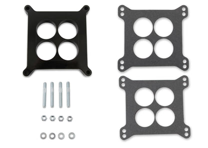 Phenolic Carburetor Spacer 1 Inch 4 Hole Center Fits Holley 4150-4160, Carter, Edelbrock and Other Square Bore Mounting Flange 4-Barrel Carburetors Mr Gasket