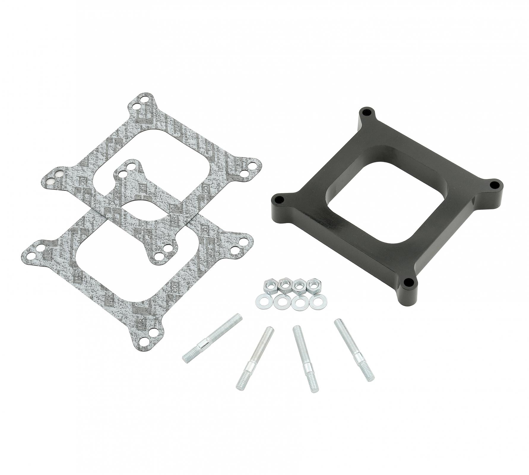 Phenolic Carburetor Spacer 1 Inch Open Center Fits Holley 4150-4160, Carter, Edelbrock and Other Square Bore Mounting Flange 4-Barrel Carburetors Mr Gasket