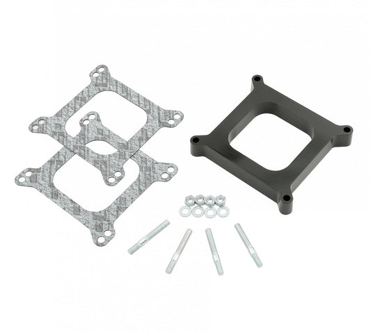 Phenolic Carburetor Spacer 1 Inch Open Center Fits Holley 4150-4160, Carter, Edelbrock and Other Square Bore Mounting Flange 4-Barrel Carburetors Mr Gasket