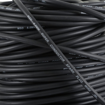 Super Conductor Bulk Wire, Black 300' Black Super Conductor Spark Plug Wire In Bulk, 300' Length MSD Ignition-2