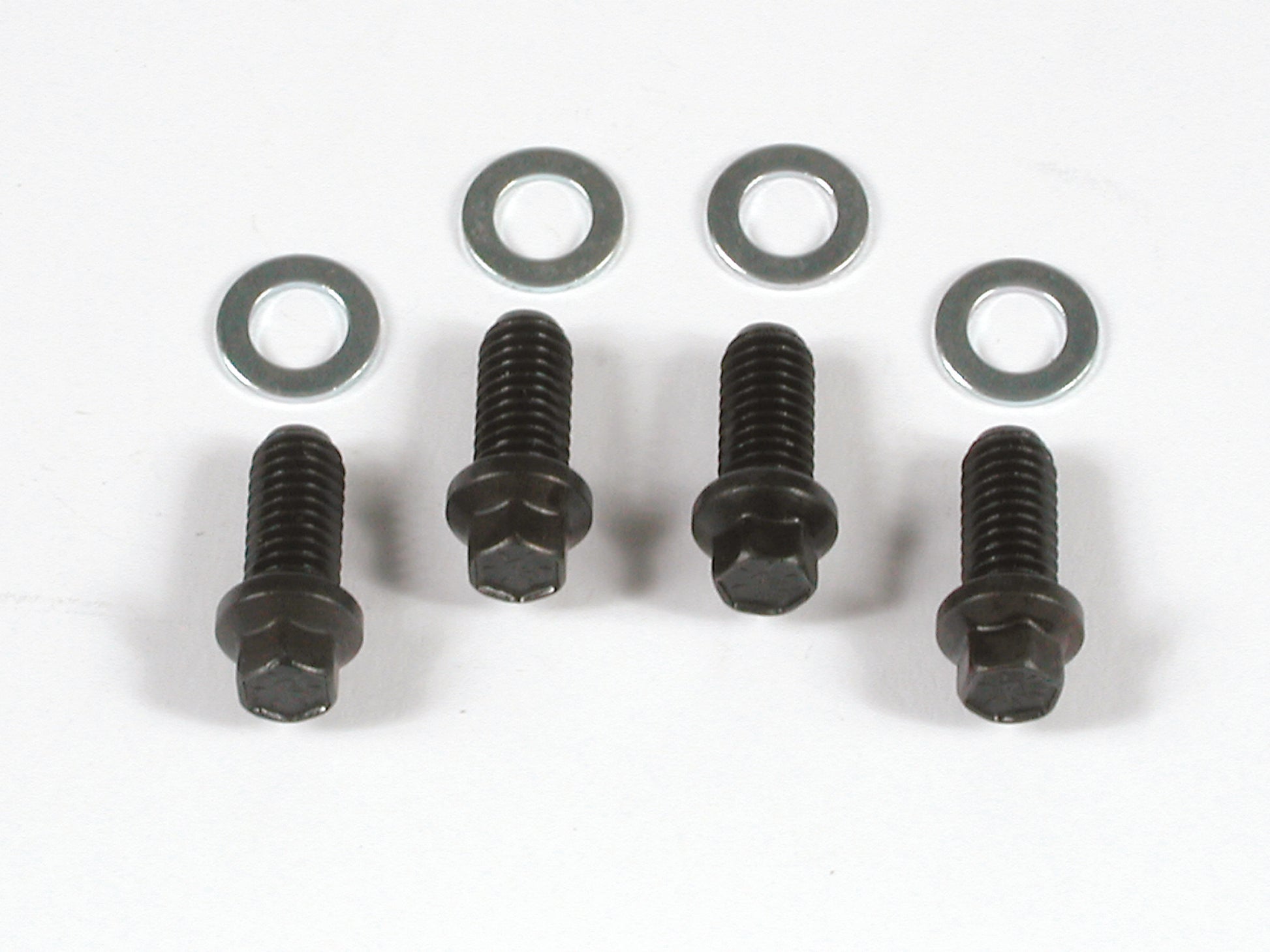 Header Bolts 3/8-16 x 3/4 Inch Mini Hex Head Black Oxide Fits AMC 290-401, Chevrolet Small Block 262-400, Chrysler 383-440 except Hemi, Pontiac 326-455, Oldsmobile 330-455 Mr Gasket