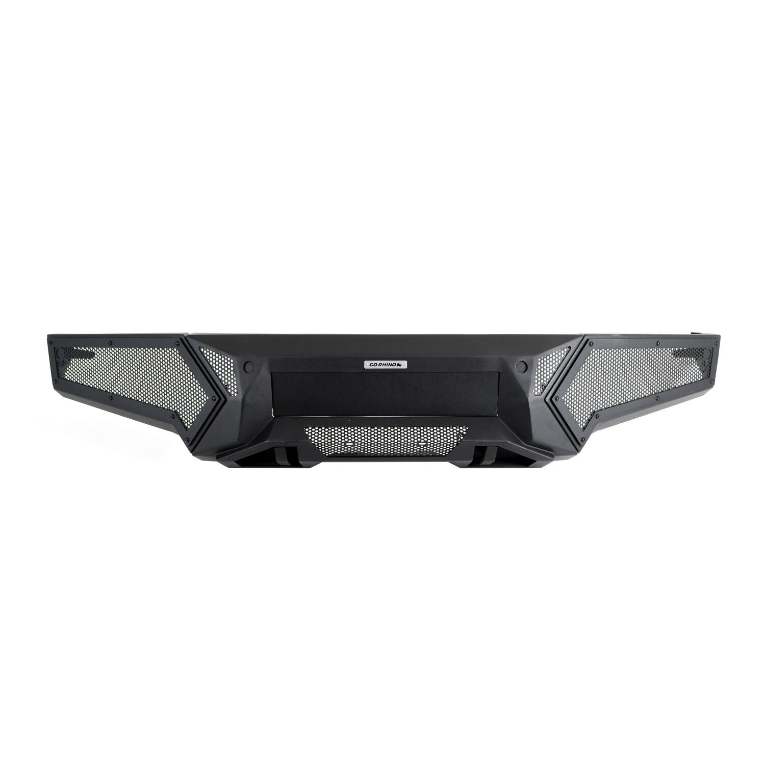 Element Front Bumper with Power Actuated Hide Away Light Bar Mount Textured Black 2019-2024 Ram 1500 Go Rhino-11