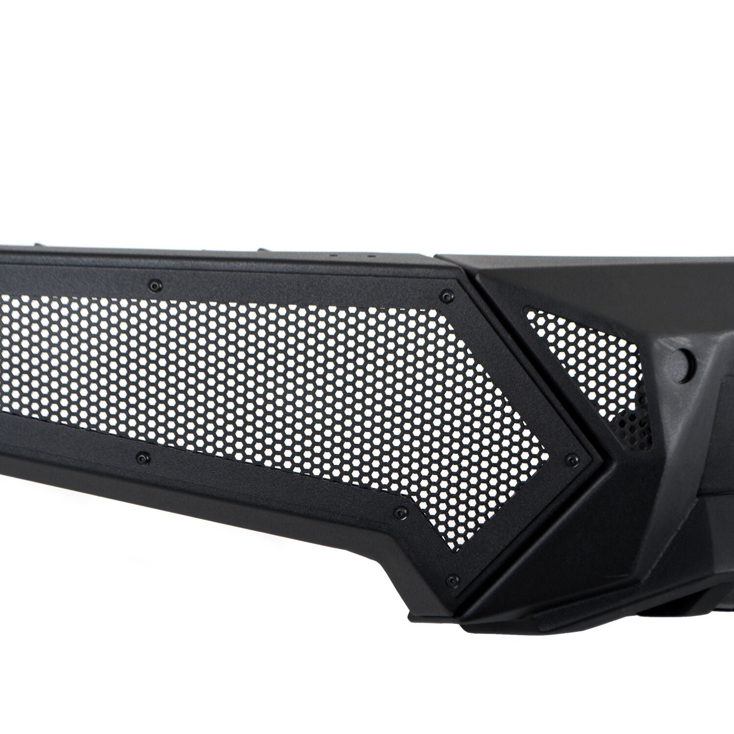 Element Front Bumper with Power Actuated Hide Away Light Bar Mount Textured Black 2019-2024 Ram 1500 Go Rhino-3