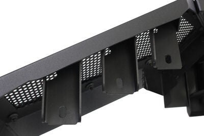 Element Front Bumper with Fixed Light Bar Mount Textured Black 2019-2024 Ram 1500 Go Rhino-2