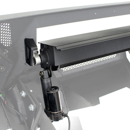 Element Front Bumper W/Power Actuated LightBar Mount Texured Black 2019-2022 Silverado/Sierra 1500 Go Rhino-5
