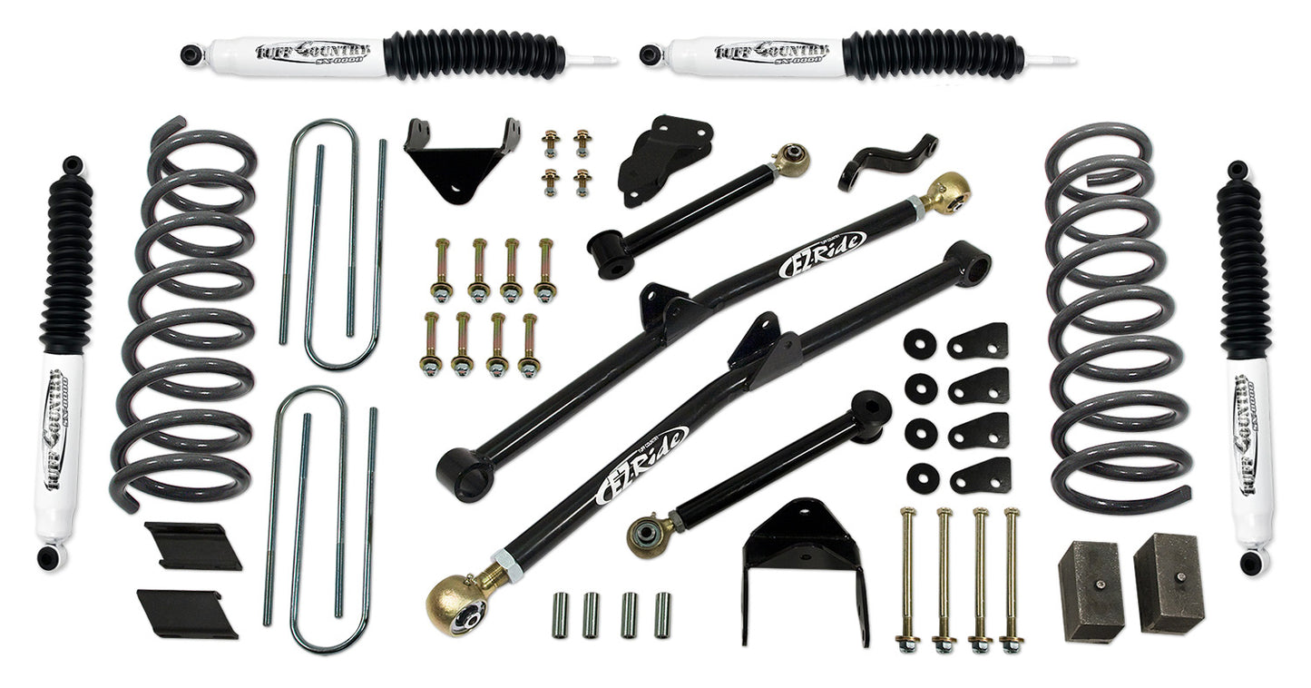 4.5 Inch Long Arm Lift Kit 03-07 Dodge Ram 2500/3500 with Coil Springs Fits Vehicles Built June 30 2007 and Earlier Tuff Country