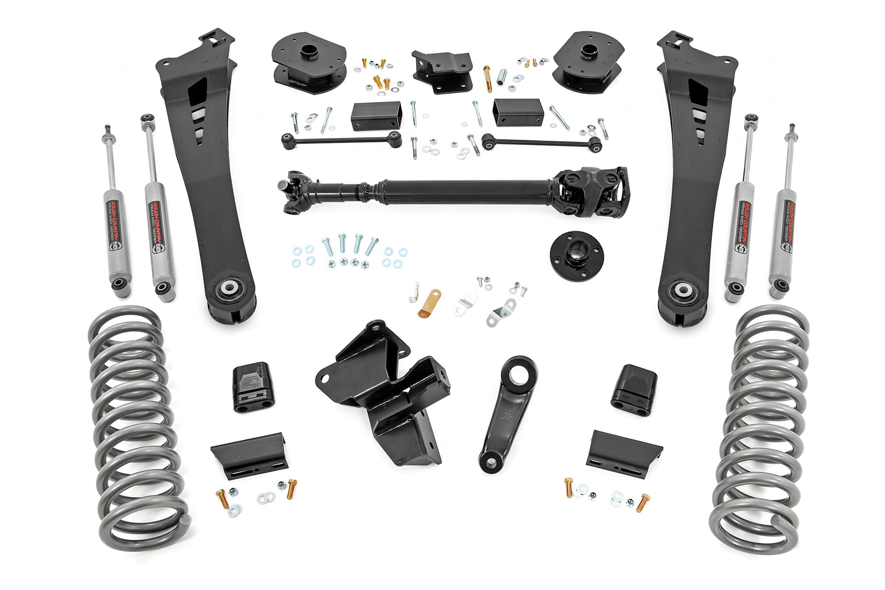 5 Inch Lift Kit Fr D/S 10 Bolt T-Case Ram 2500 4WD (2025-2026) Rough Country