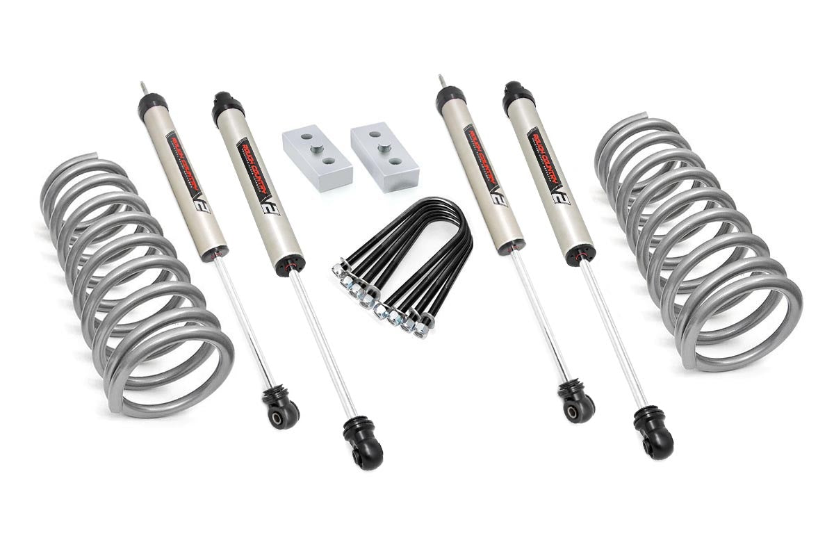 Rough Country 3 Inch Suspension Lift Kit w/V2 Shocks 03-13 RAM 2500/3500 Rough Country
