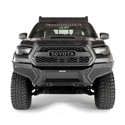 Element Front Bumper with Power Actuated Hide Away Light Bar Mount Textured Black 2016-2023 Toyota Tacoma Go Rhino-9