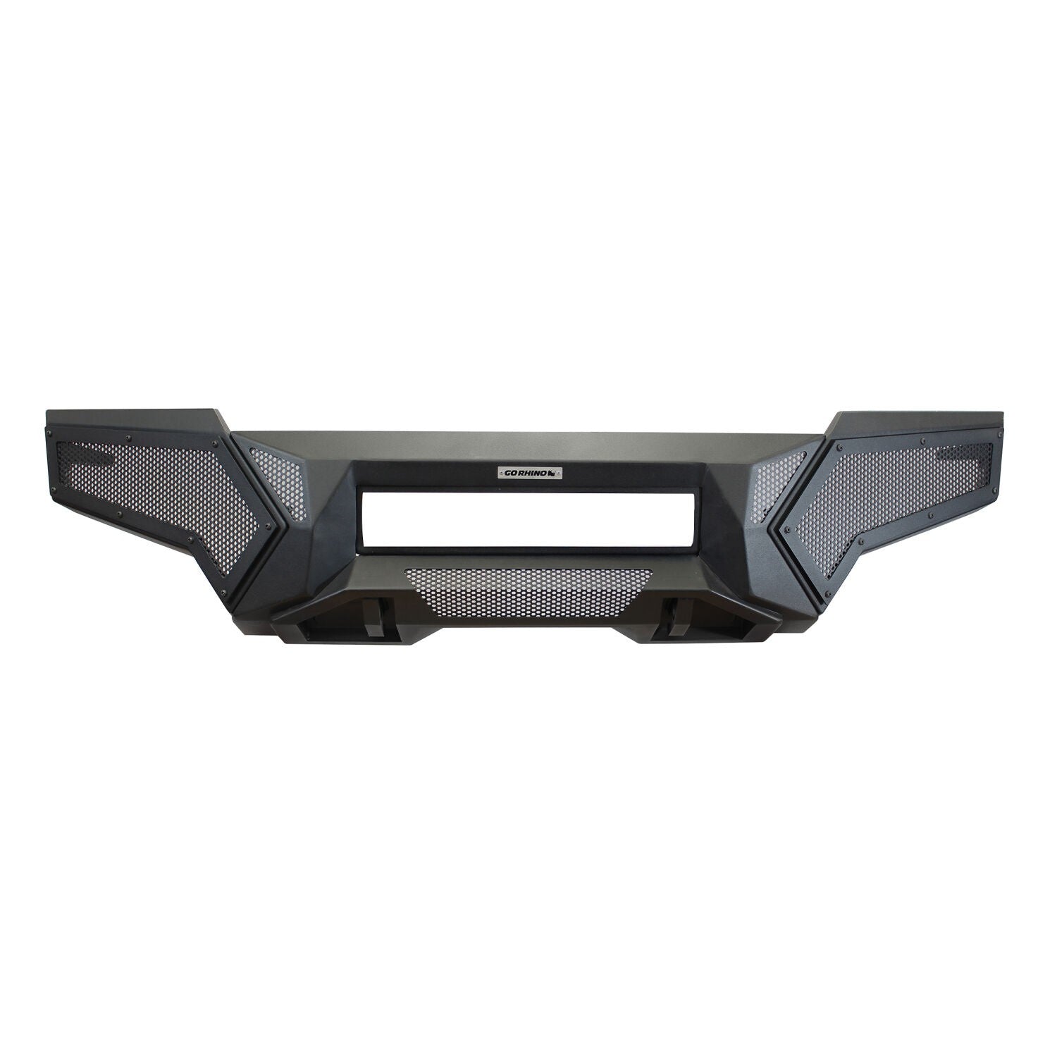 Element Front Bumper with Fixed Light Bar Mount Textured Black 2016-2023 Toyota Tacoma Go Rhino-4