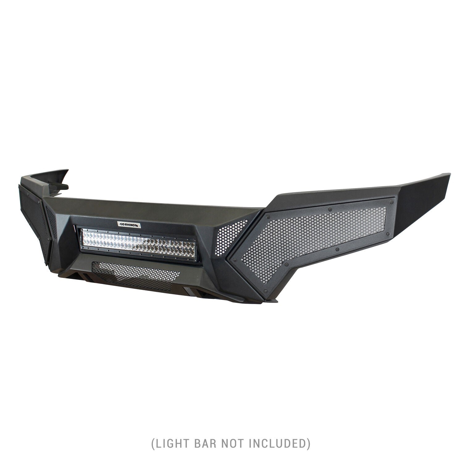 Element Front Bumper with Fixed Light Bar Mount Textured Black 2016-2023 Toyota Tacoma Go Rhino-6