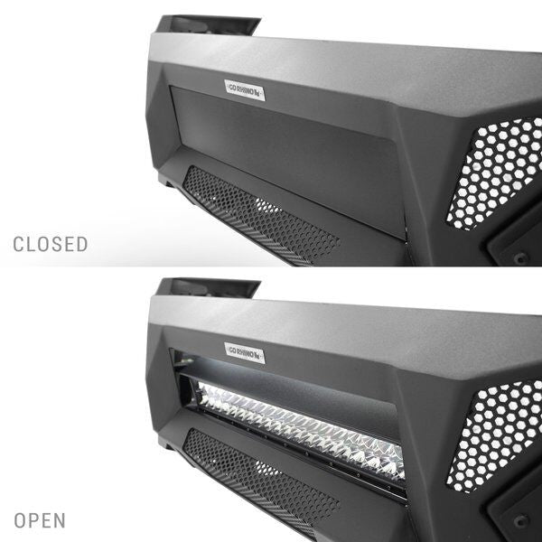 Element Frt Bumper W/Power Actuated Light Bar Mount TextBlack 2024-2026 Toyota Tacoma Go Rhino-1