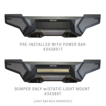 Element Frt Bumper W/Power Actuated Light Bar Mount TextBlack 2024-2026 Toyota Tacoma Go Rhino-5