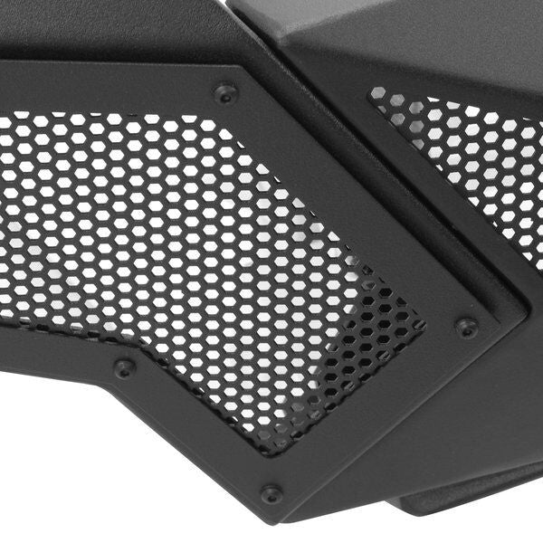Element Front Bumper with Fixed Light Bar Mount Textured Black 2021-2023 Ford F-150 Go Rhino-4
