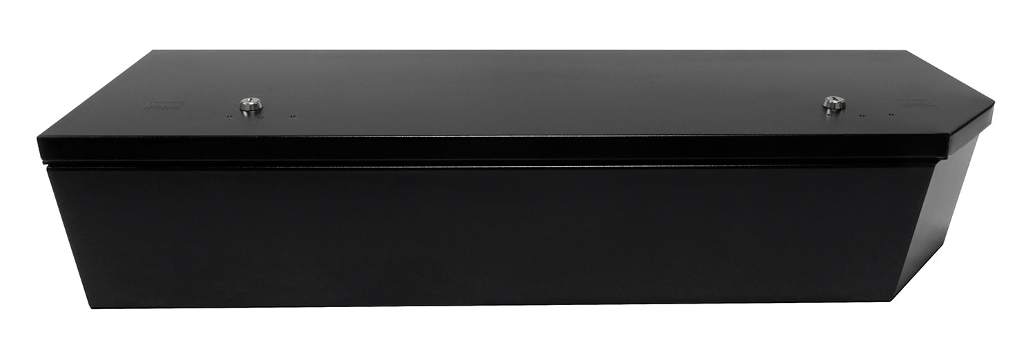 Rear Underseat Lockbox 15-23 F-150 17-23 F-250/350/450 Super Duty w/ Crew Cab 60 Percent Length Black Products Tuffy Security-1