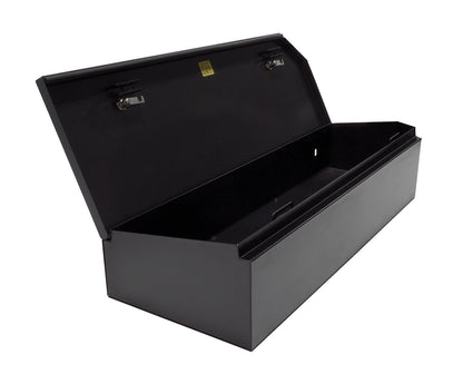 Rear Underseat Lockbox 15-23 F-150 17-23 F-250/350/450 Super Duty w/ Crew Cab 60 Percent Length Black Products Tuffy Security-4
