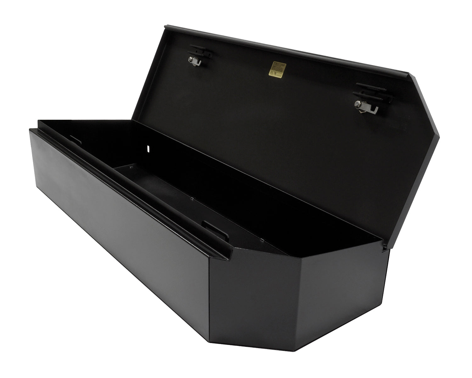 Rear Underseat Lockbox 15-23 F-150 17-23 F-250/350/450 Super Duty w/ Crew Cab 60 Percent Length Black Products Tuffy Security-6