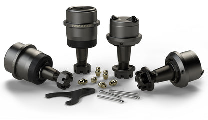 07-18 Wrangler JK Dana 30/44 HD Ball Joint Kit w/out Knurl Upper & Lower Set TeraFlex