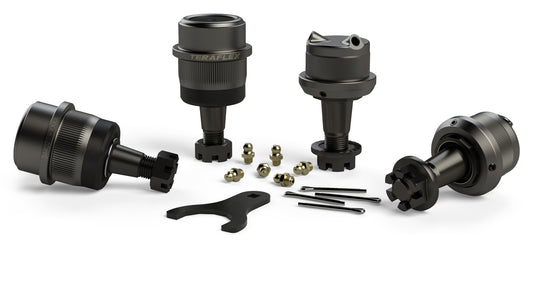 TeraFlex 07-18 Wrangler JK Dana 30/44 HD Ball Joint Kit w/ Knurl Upper & Lower Set TeraFlex