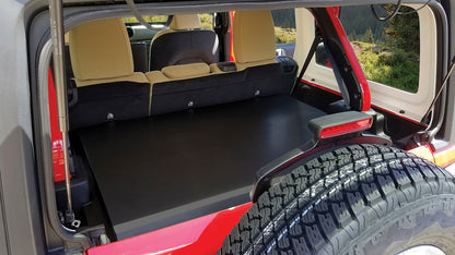 Deluxe Cargo Enclosure - 18-23 Wrangler JL {21-23 Exc. 4XE} w/o OEM Subwoofer Rear Seats Must Be Removed on 2-Door Models Black Products Tuffy Security-8